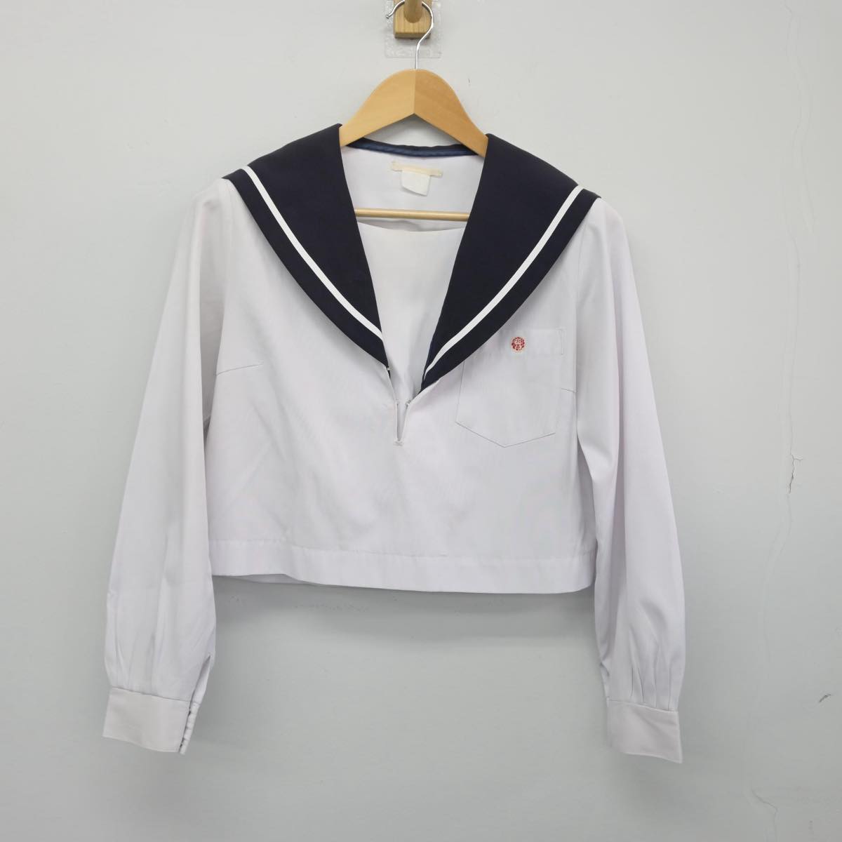 【中古】愛知県 津島北高等学校 女子制服 3点（セーラー服）sf029517