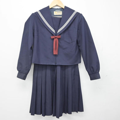 【中古】愛知県 弥富北中学校 女子制服 3点（セーラー服・スカート）sf029519