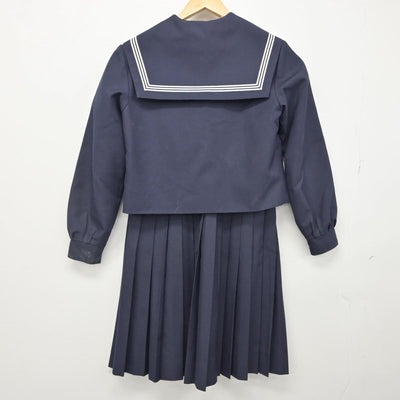 【中古】愛知県 弥富北中学校 女子制服 3点（セーラー服・スカート）sf029519