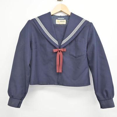 【中古】愛知県 弥富北中学校 女子制服 3点（セーラー服・スカート）sf029519