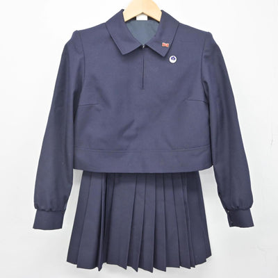 【中古】神奈川県 平塚江南高等学校 女子制服 2点（セーラー服・スカート）sf029529