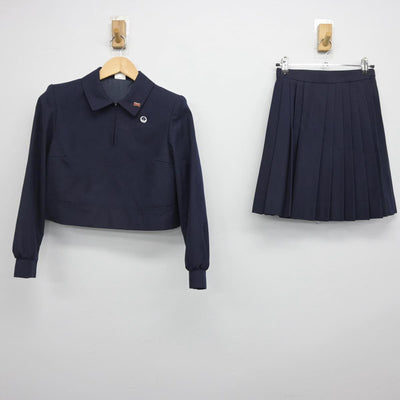 【中古】神奈川県 平塚江南高等学校 女子制服 2点（セーラー服・スカート）sf029529