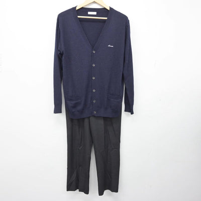 【中古】大阪府 千里青雲高等学校 男子制服 3点（その他アイテム・ニット・ズボン）sf029539