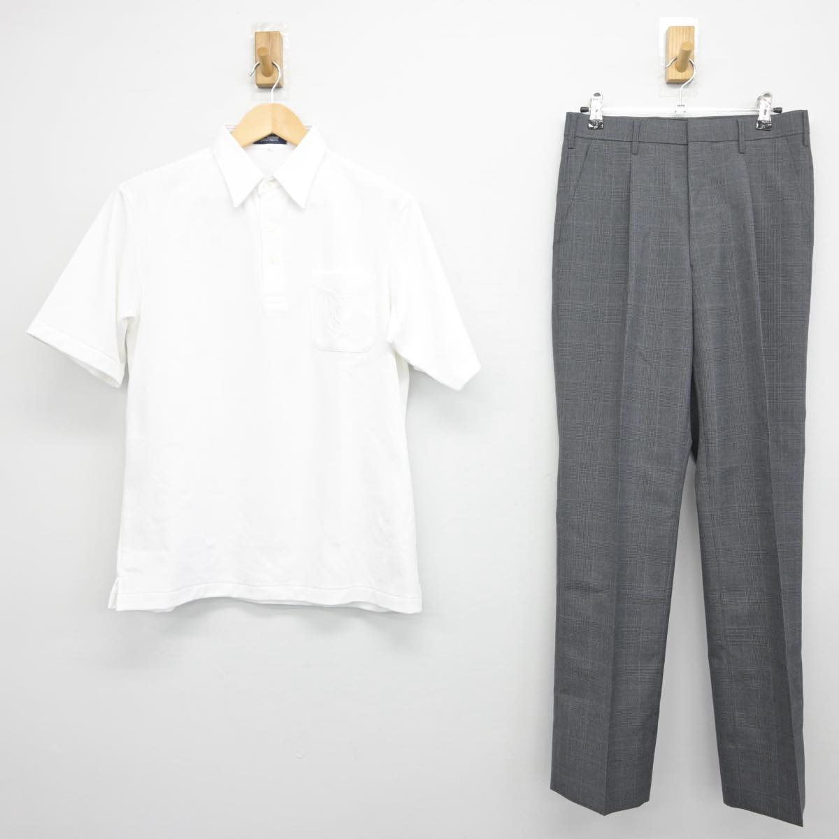 【中古】奈良県 奈良大学付属高等学校 男子制服 3点（シャツ・ズボン）sf029545