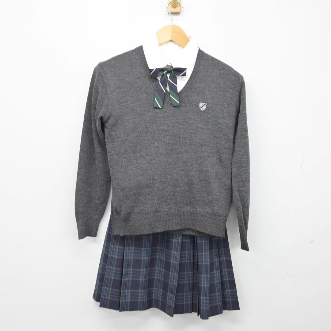 【中古】東京都 國學院高等学校 女子制服 5点（ブレザー・ニット・シャツ・スカート）sf029548 | 中古制服通販パレイド