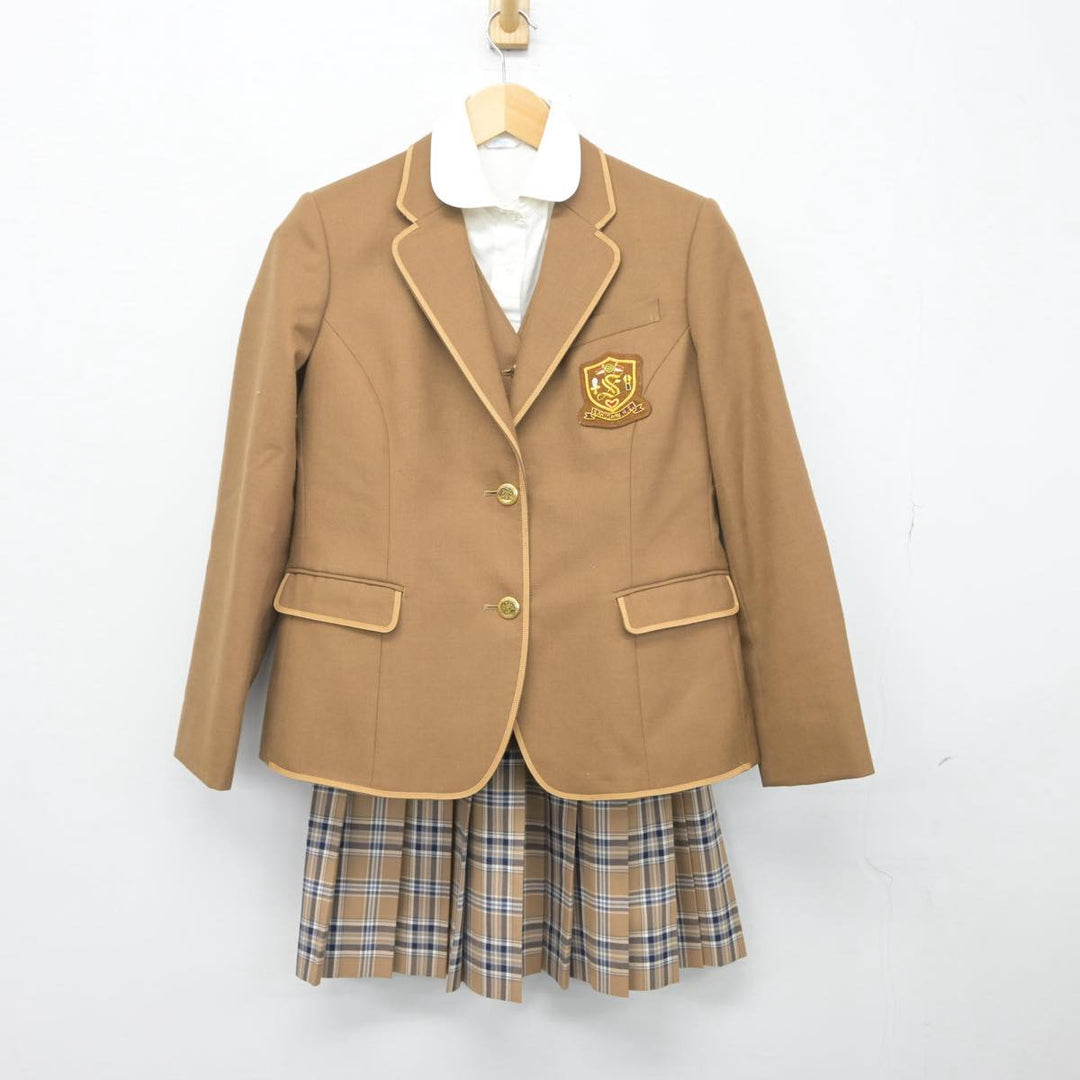 中古】栃木県 作新学院高等学校 女子制服 4点（ブレザー・ベスト・シャツ・スカート）sf029552 | 中古制服通販パレイド