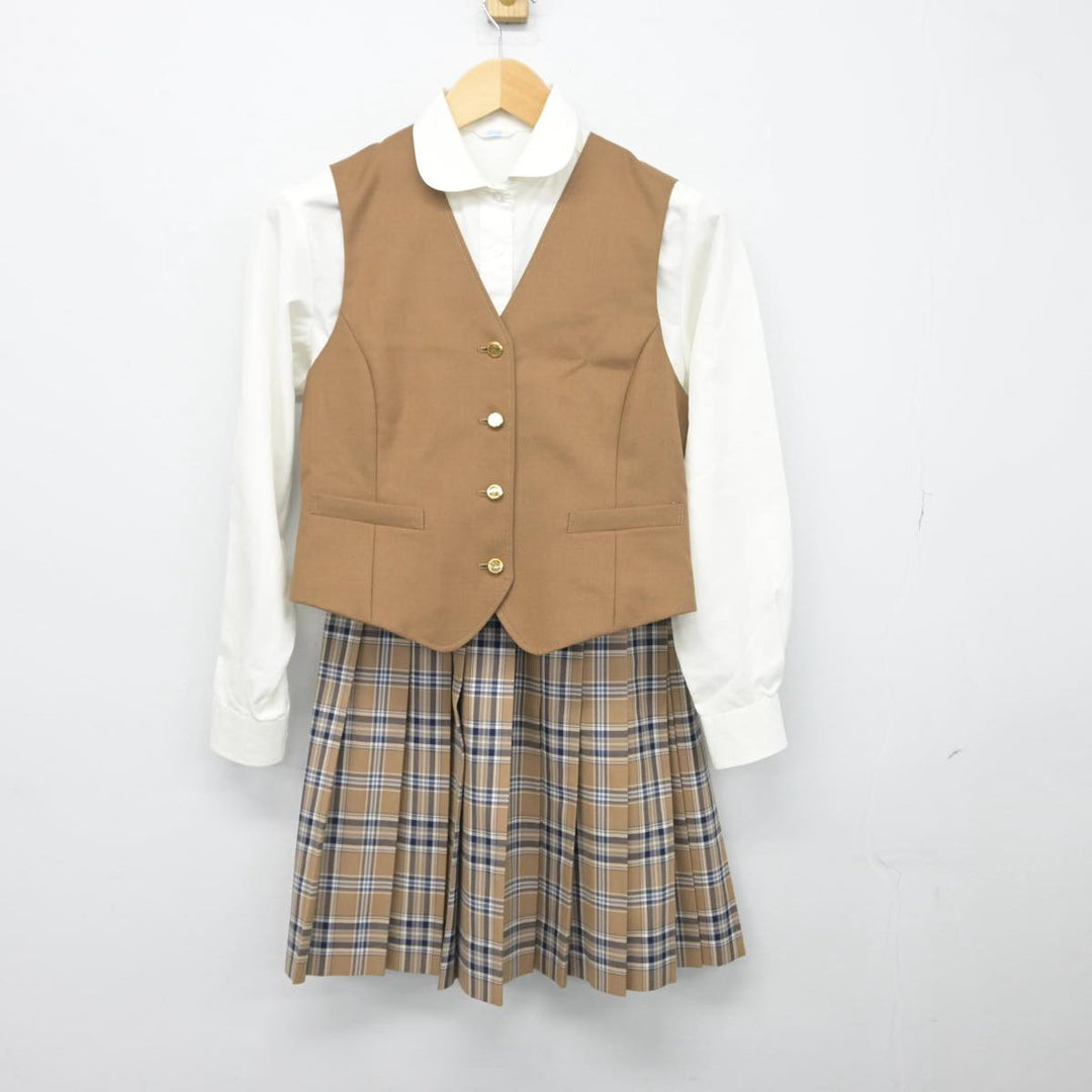 【中古】栃木県 作新学院高等学校 女子制服 4点（ブレザー・ベスト・シャツ・スカート）sf029552 | 中古制服通販パレイド