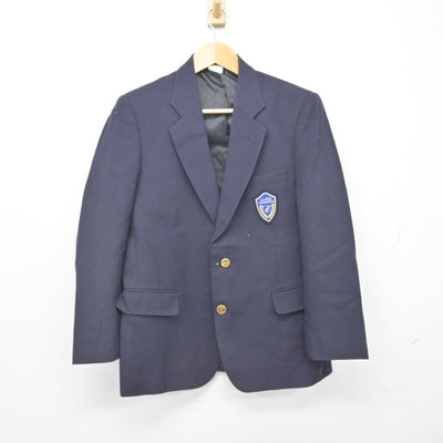 【中古】栃木県 クラーク国際記念高等学校 男子制服 3点（ブレザー・ズボン・ズボン）sf029559