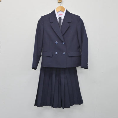 【中古】鳥取県 鳥取西高等学校 女子制服 5点（ブレザー・シャツ・スカート）sf029586