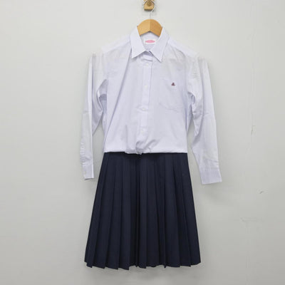 【中古】鳥取県 鳥取西高等学校 女子制服 3点（シャツ・シャツ・スカート）sf029588