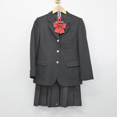 【中古】東京都 東久留米総合高等学校 女子制服 3点（ブレザー・スカート）sf029604