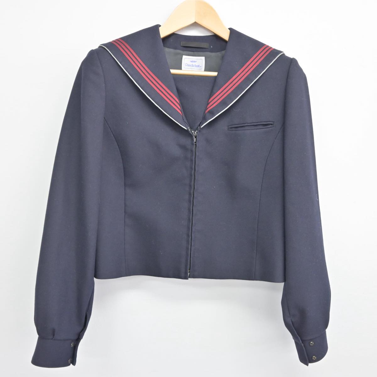 【中古】和歌山県 海南高等学校 女子制服 2点（セーラー服・スカート）sf029623