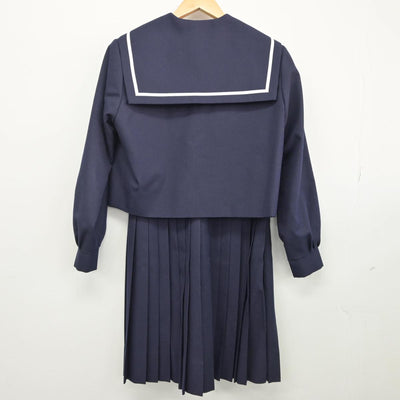 【中古】和歌山県 海南市立海南中学校 女子制服 2点（セーラー服・スカート）sf029624