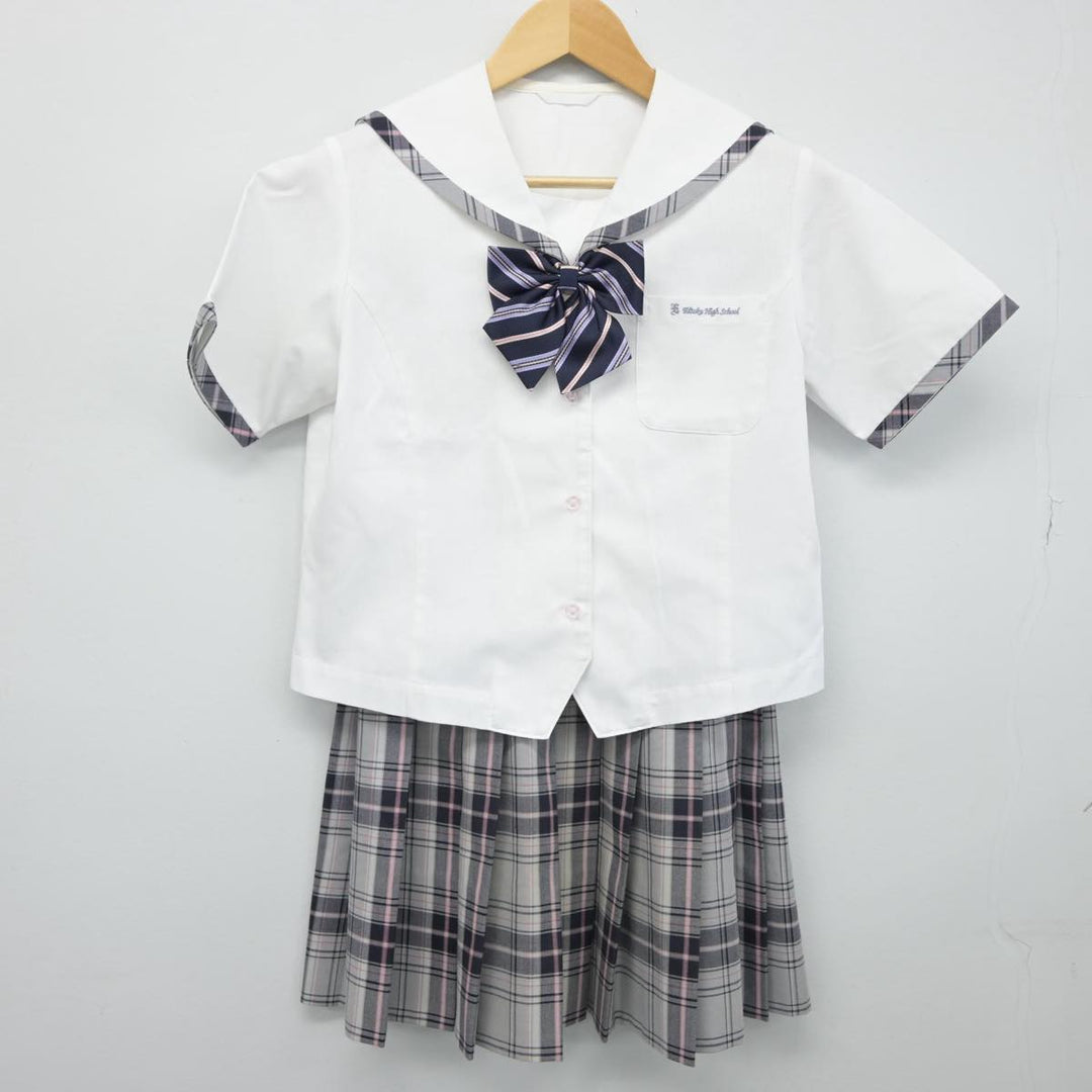 【中古】愛知県 栄徳高等学校 女子制服 2点（セーラー服・スカート）sf029648 | 中古制服通販パレイド