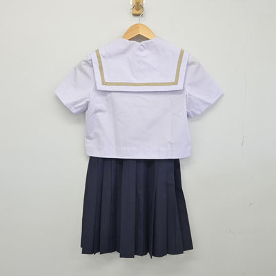 【中古】愛知県 天白高等学校 女子制服 2点（セーラー服・スカート）sf029658