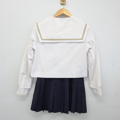 【中古】愛知県 天白高等学校 女子制服 2点（セーラー服・スカート）sf029659