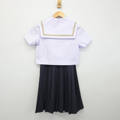 【中古】愛知県 天白高等学校 女子制服 2点（セーラー服・スカート）sf029660