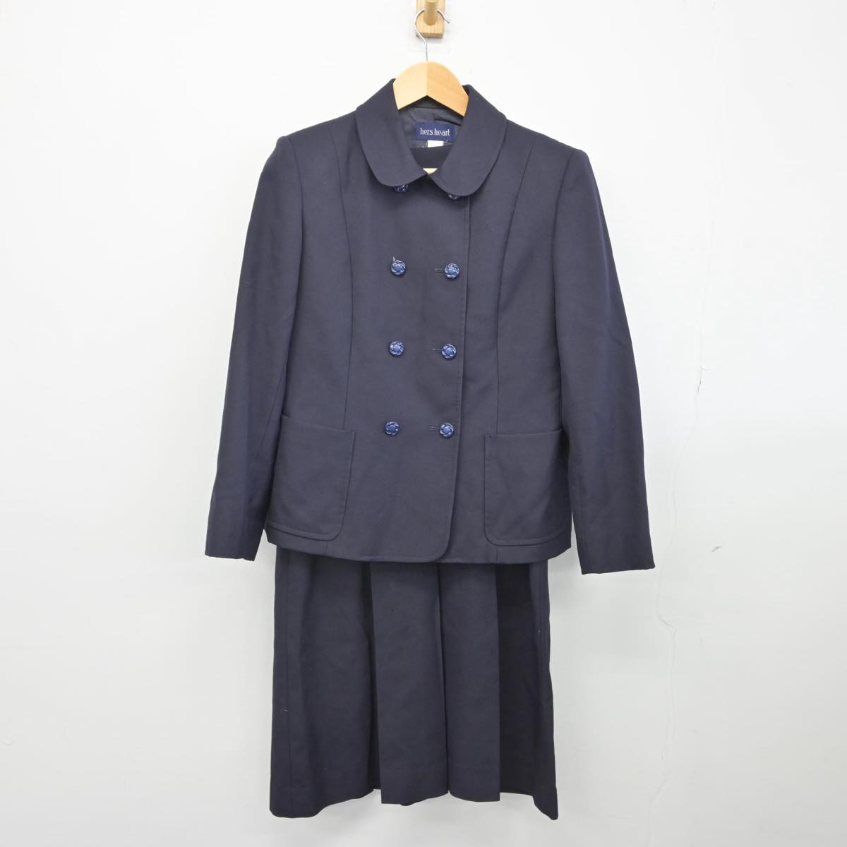 【中古】宮城県 尚絅学院高等学校 女子制服 2点（ブレザー・ジャンパースカート）sf029662