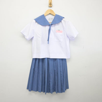 【中古】沖縄県 松島中学校 女子制服 3点（セーラー服・スカート）sf029665