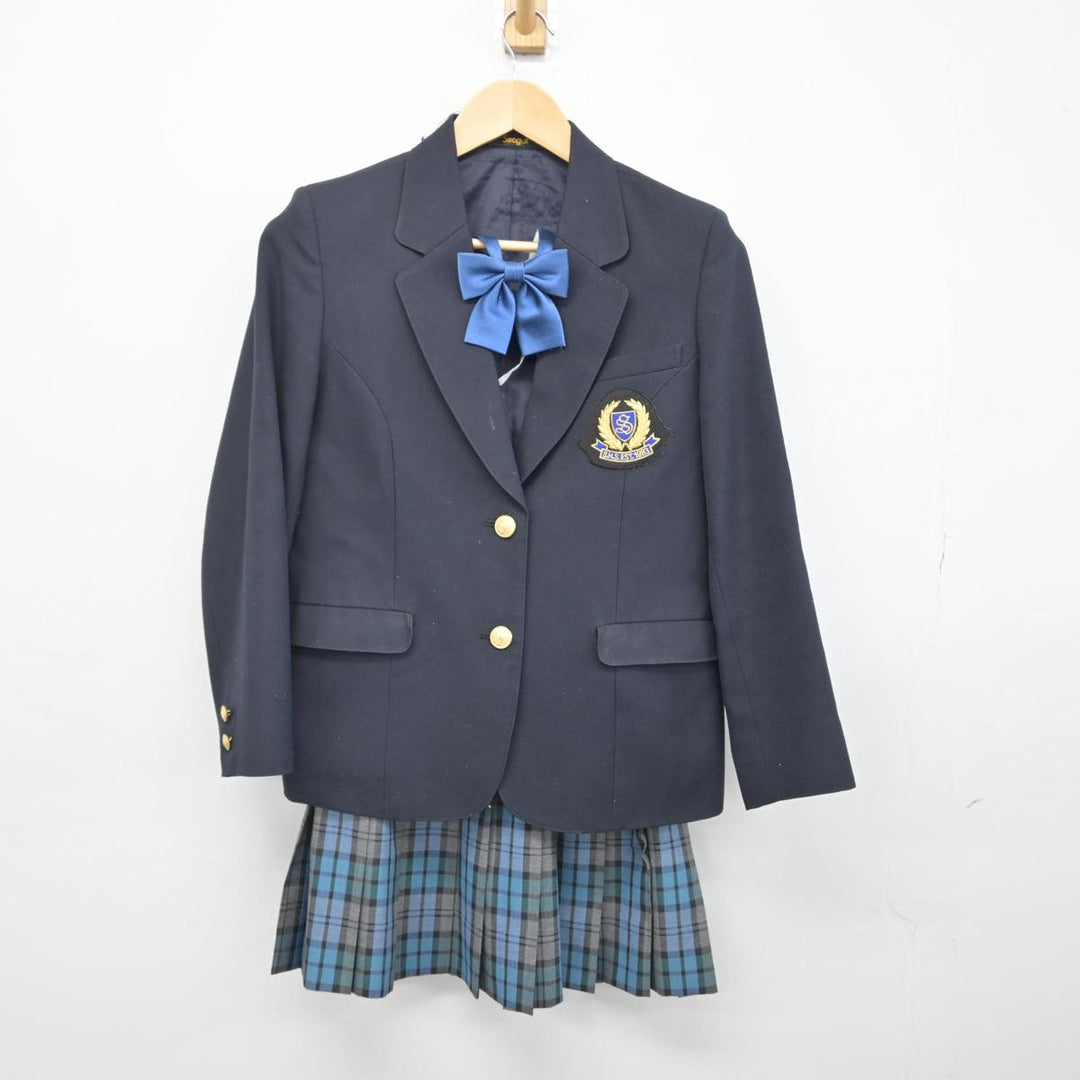 【中古】神奈川県 新栄高等学校 女子制服 3点（ブレザー・スカート）sf029669