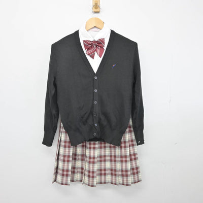 【中古】岐阜県 中京高等学校 女子制服 6点（ブレザー・ニット・シャツ・スカート）sf029675