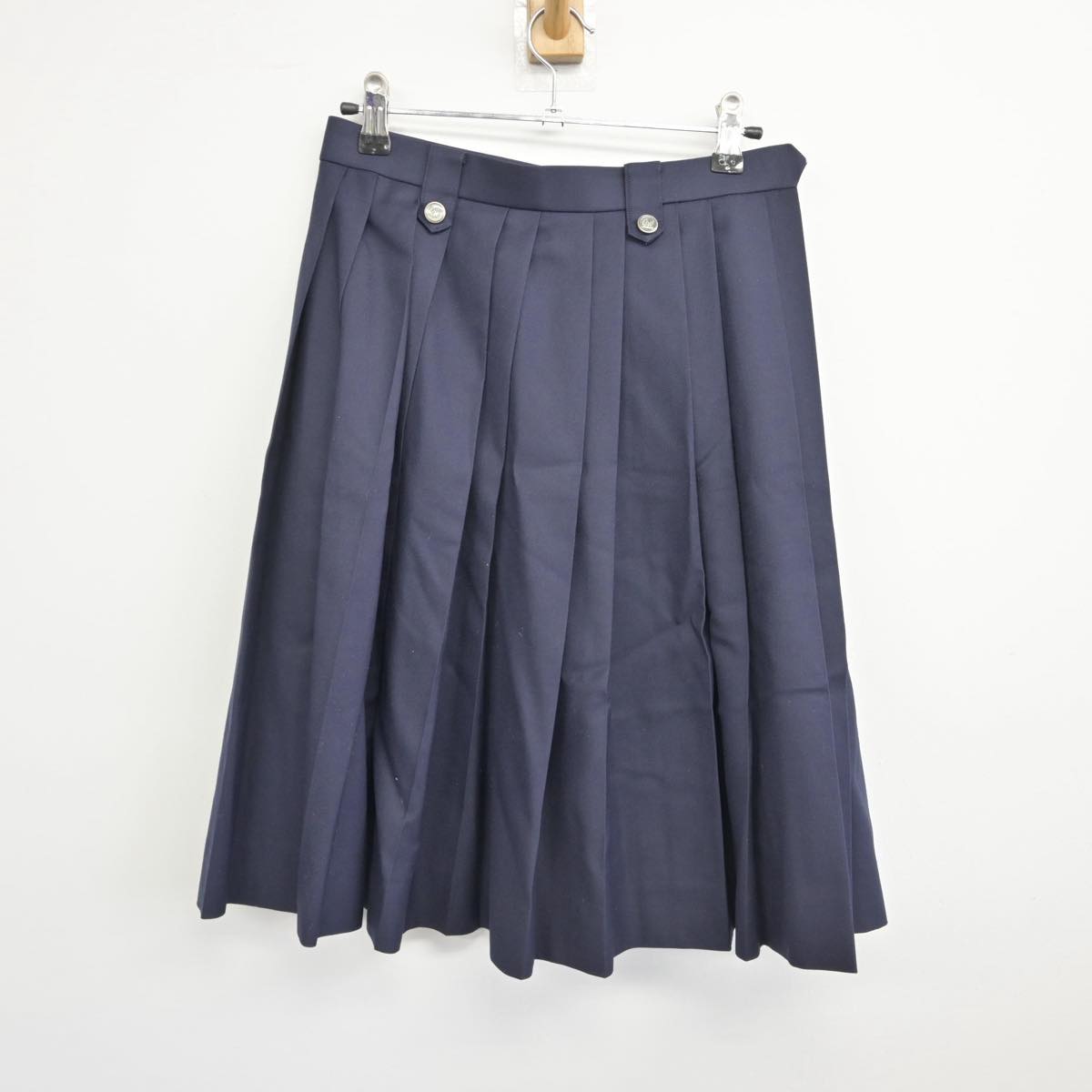 【中古】愛知県 岡崎西高等学校 女子制服 3点（ブレザー・ニット・スカート）sf029682