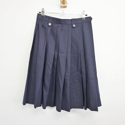 【中古】愛知県 岡崎西高等学校 女子制服 3点（ブレザー・ニット・スカート）sf029682