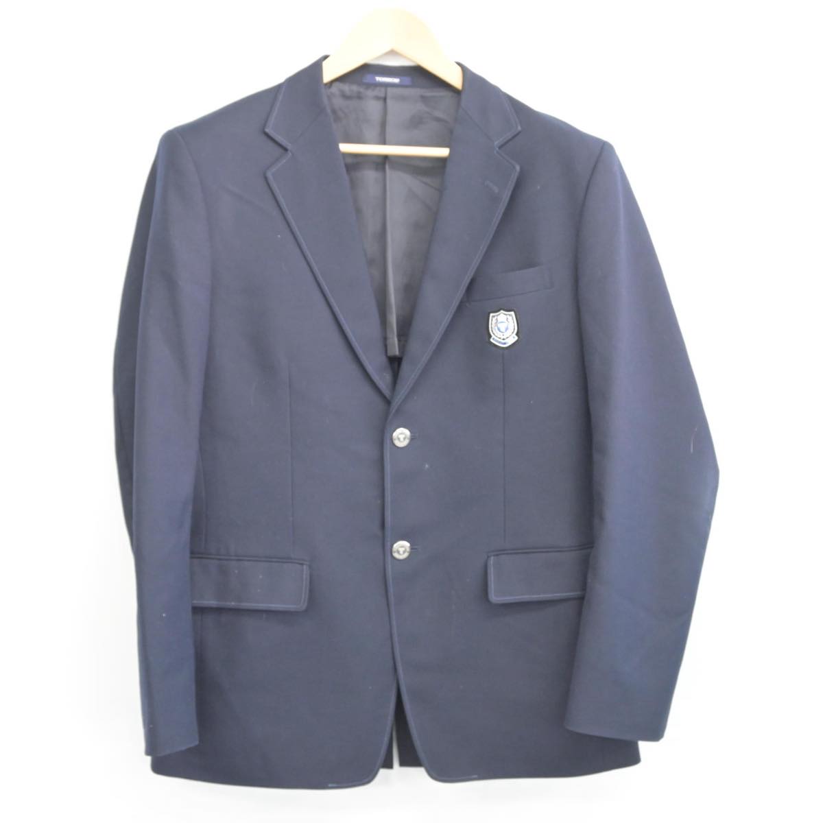 【中古】北海道 札幌東海高等学校 男子制服 3点（ブレザー・ニット）sf029696