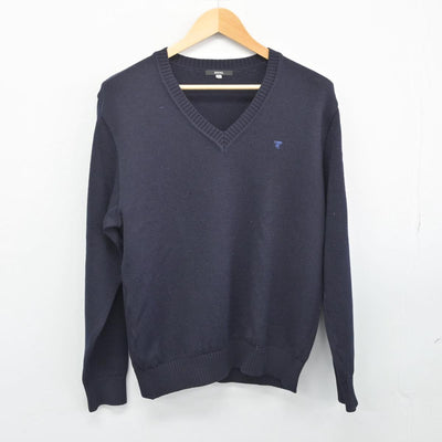 【中古】北海道 札幌東海高等学校 男子制服 3点（ブレザー・ニット）sf029696