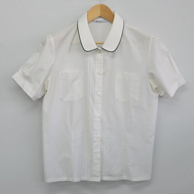 【中古】三重県 暁中学校高等学校 女子制服 2点（ベスト・シャツ）sf029699