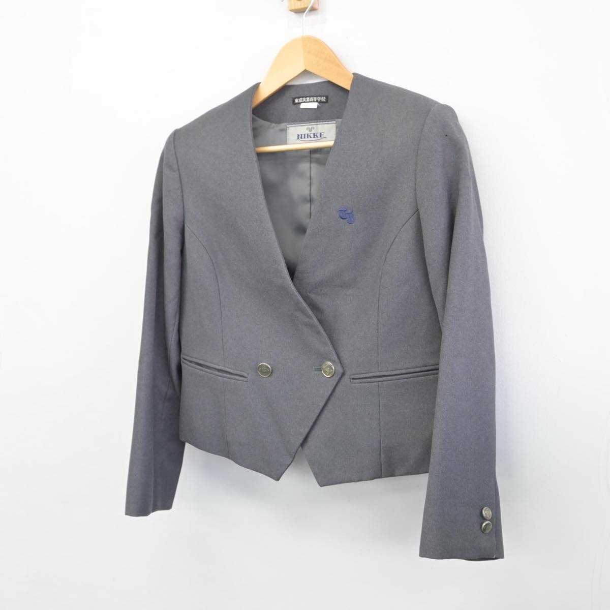 【中古】岐阜県 東濃実業高等学校 女子制服 1点（ブレザー）sf029702