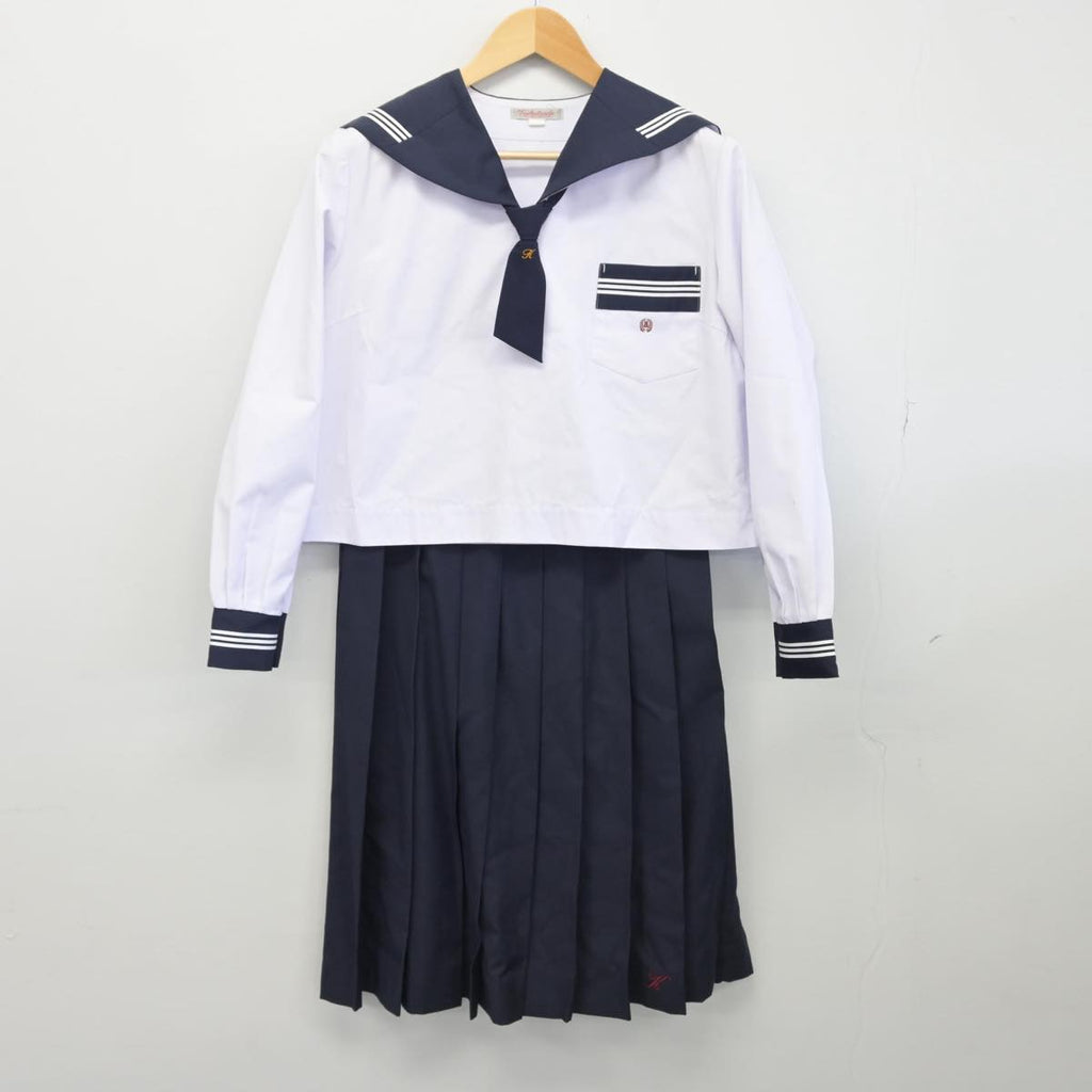 中古】静岡県 藤枝北高等学校 女子制服 2点（セーラー服・スカート）sf029707 | 中古制服通販パレイド