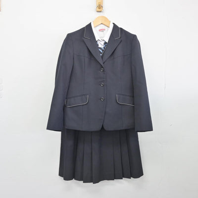 【中古】北海道 札幌藻岩高等学校 女子制服 5点（ブレザー・ベスト・シャツ・スカート）sf029728