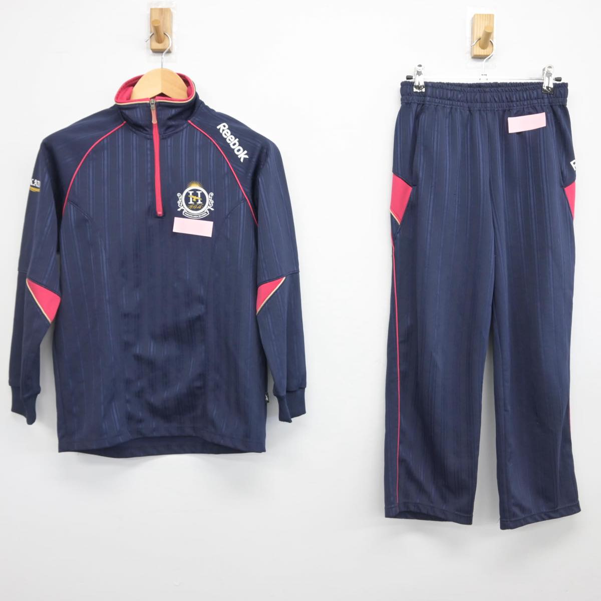 【中古】福岡県 博多学園 博多高等学校 女子制服 2点（ジャージ 上・ジャージ 下）sf029734