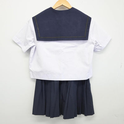 【中古】愛知県 熱田高等学校 女子制服 2点（セーラー服・スカート）sf029743