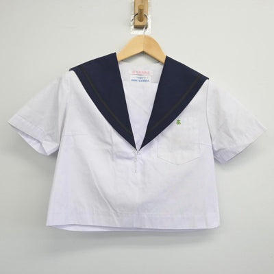 【中古】愛知県 熱田高等学校 女子制服 2点（セーラー服・スカート）sf029743