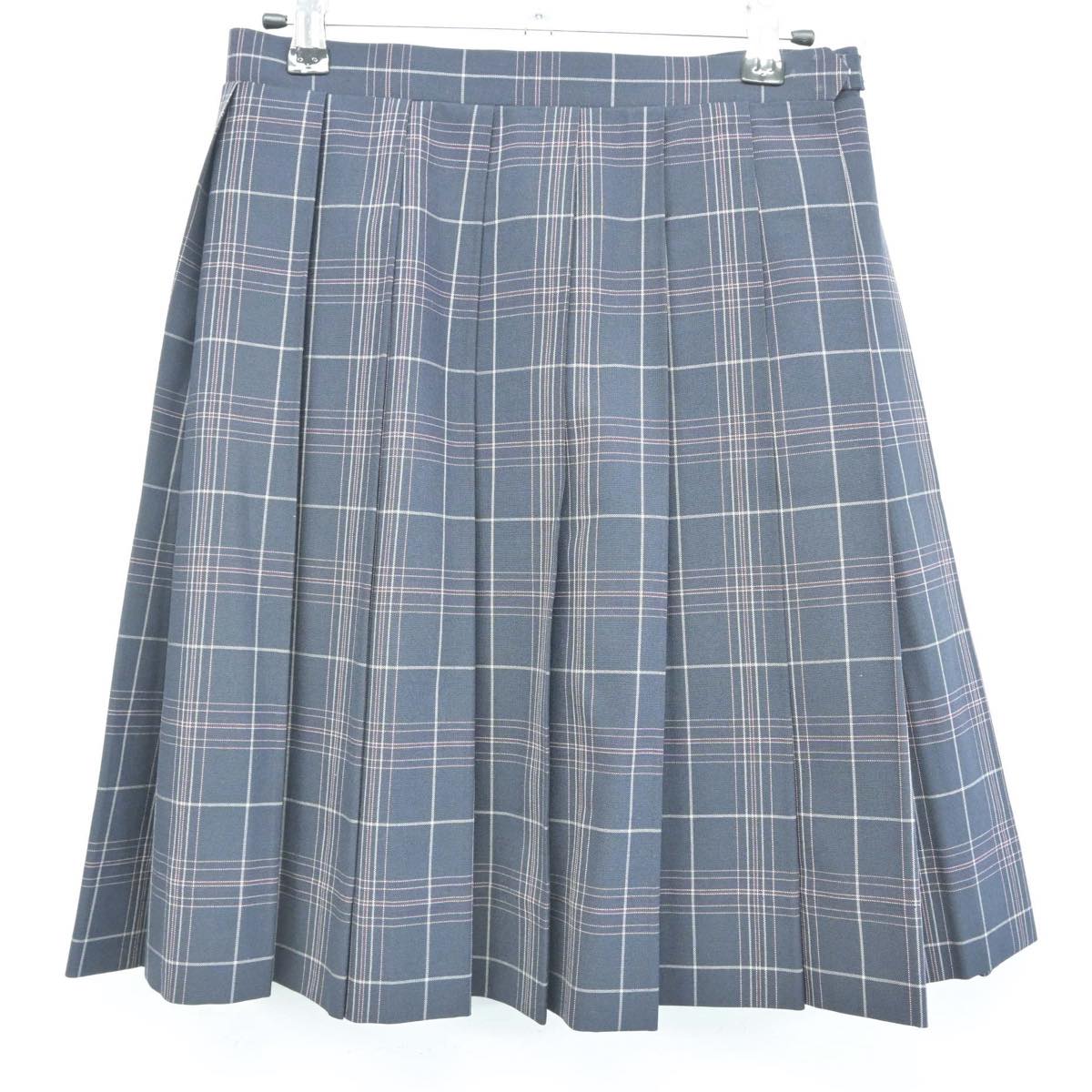 【中古】山口県 野田学園中学高等学校 女子制服 3点（ニットベスト・スカート）sf029746