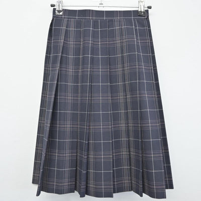 【中古】山口県 野田学園中学高等学校 女子制服 2点（ニットベスト・スカート）sf029747