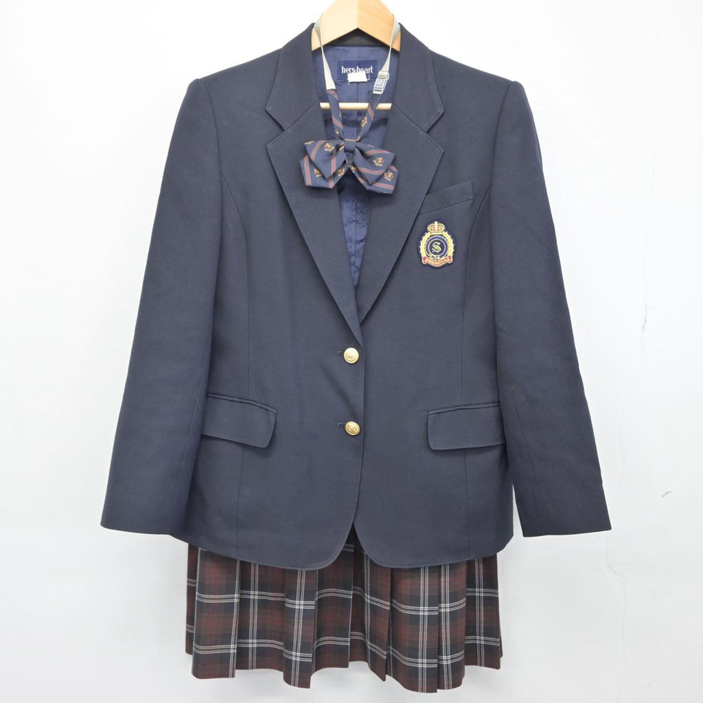 【中古】神奈川県 城郷高等学校 女子制服 3点（ブレザー・スカート）sf029759