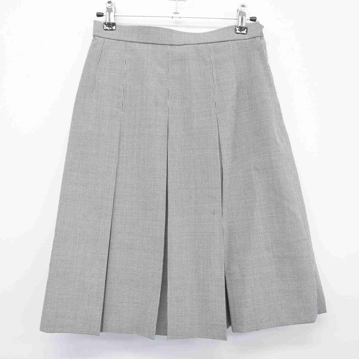 【中古】神奈川県 茅ヶ崎中学校 女子制服 2点（ベスト・スカート）sf029762