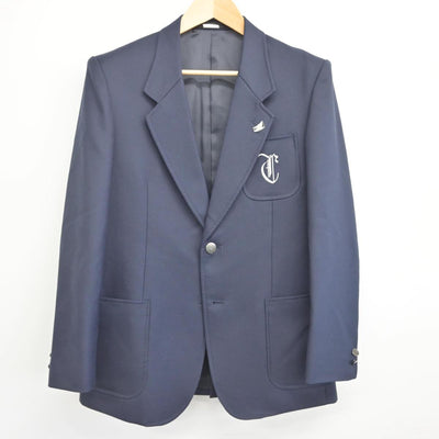 【中古】神奈川県 茅ヶ崎中学校 男子制服 4点（ブレザー・ズボン）sf029763