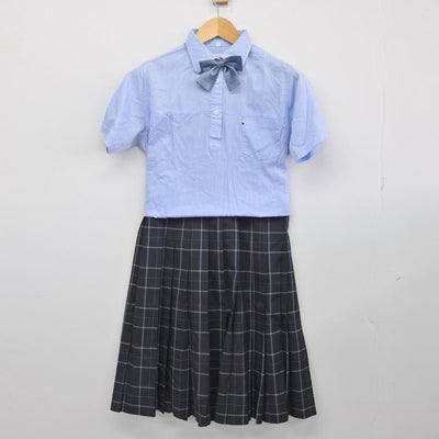 【中古】千葉県 拓殖大学紅陵高等学校 女子制服 4点（シャツ・スカート）sf029787