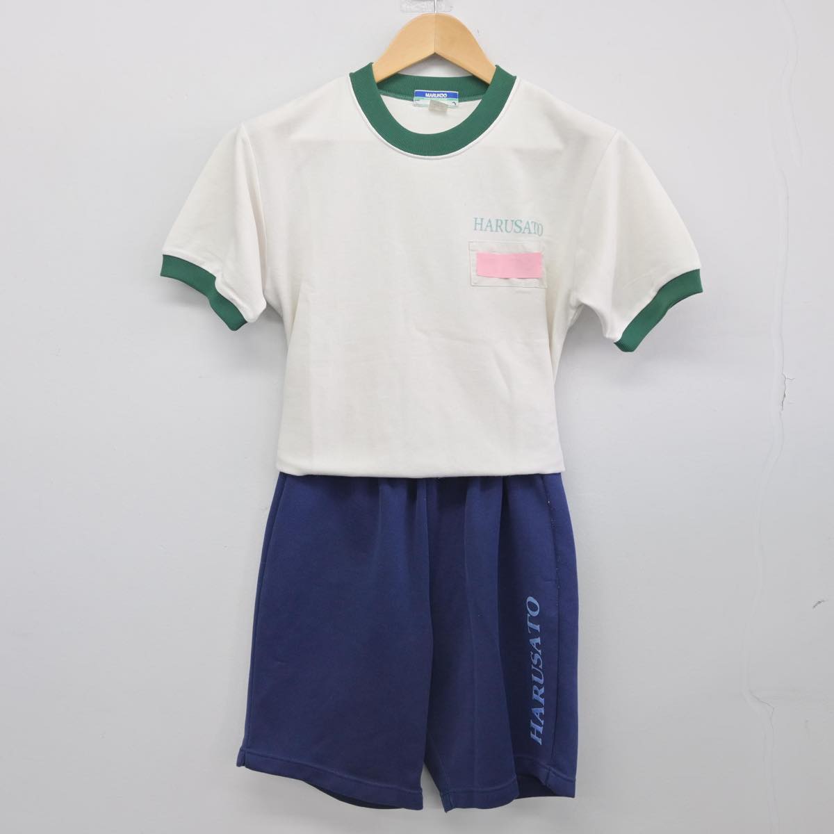 【中古】埼玉県 春里中学校 女子制服 2点（体操服 上・体操服 下）sf029800