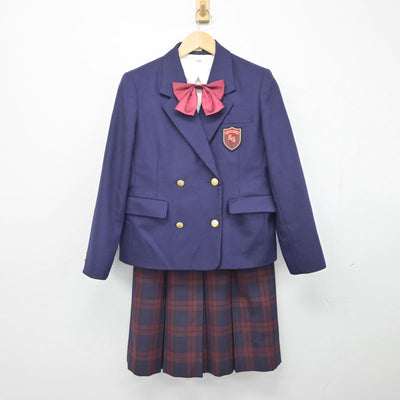 【中古】埼玉県 浦和学院高等学校 女子制服 4点（ブレザー・シャツ・スカート）sf029807