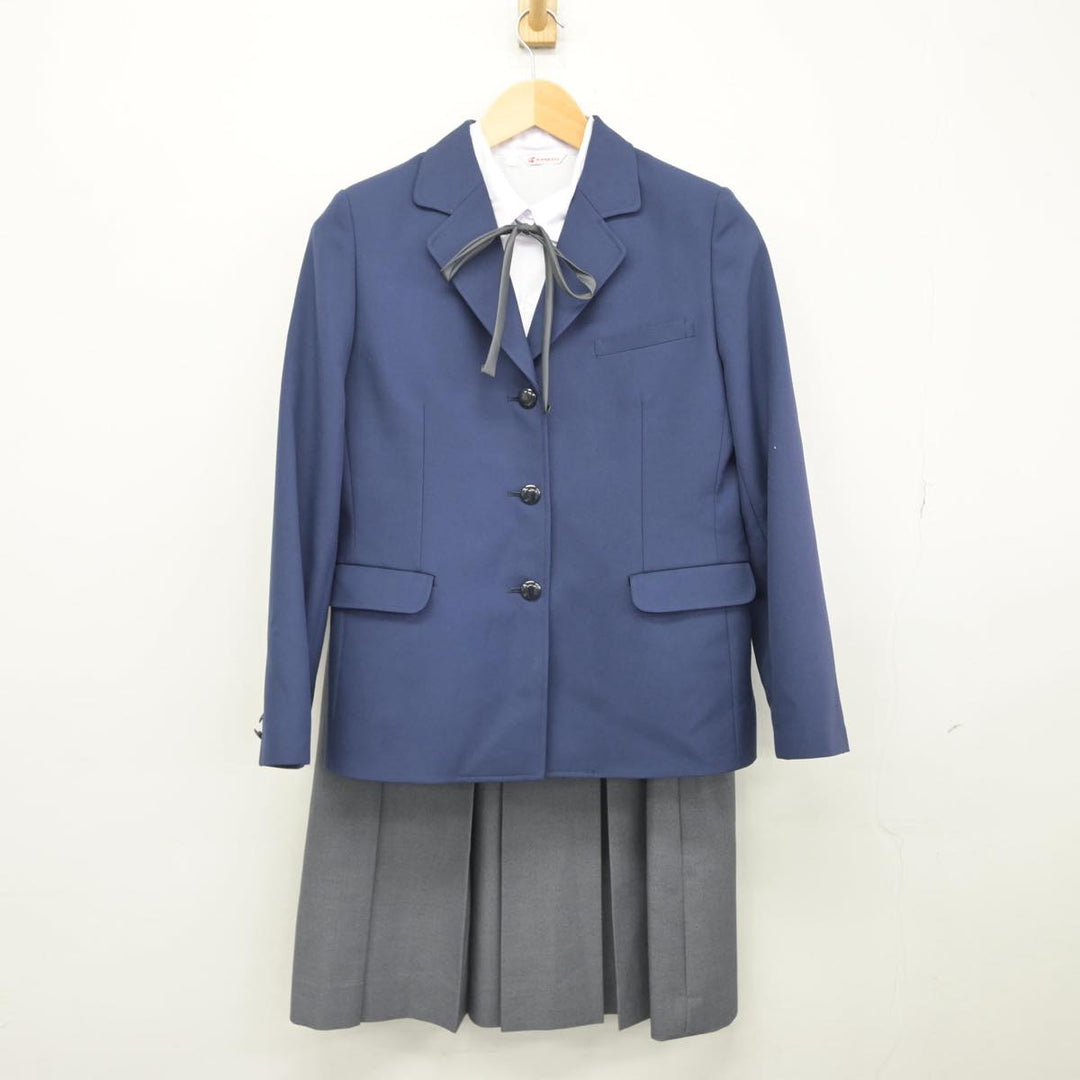 【中古】青森県 三内中学校 女子制服 4点（ブレザー・シャツ・スカート）sf029823 | 中古制服通販パレイド