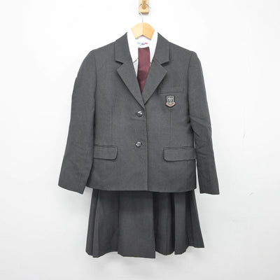 【中古】東京都 星野高等学校 女子制服 6点（ブレザー・ベスト・シャツ・スカート）sf029830