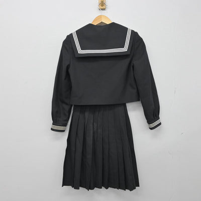 【中古】大分県 宇佐中学校 女子制服 2点（セーラー服・スカート）sf029849