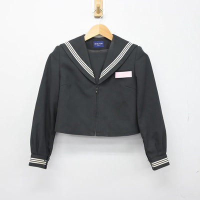 【中古】大分県 宇佐中学校 女子制服 2点（セーラー服・スカート）sf029849