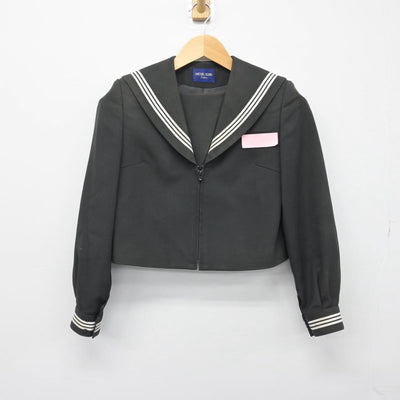 【中古】大分県 宇佐中学校 女子制服 2点（セーラー服・スカート）sf029850