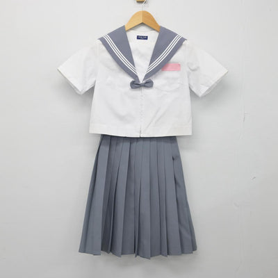 【中古】大分県 宇佐中学校 女子制服 3点（セーラー服・スカート）sf029852